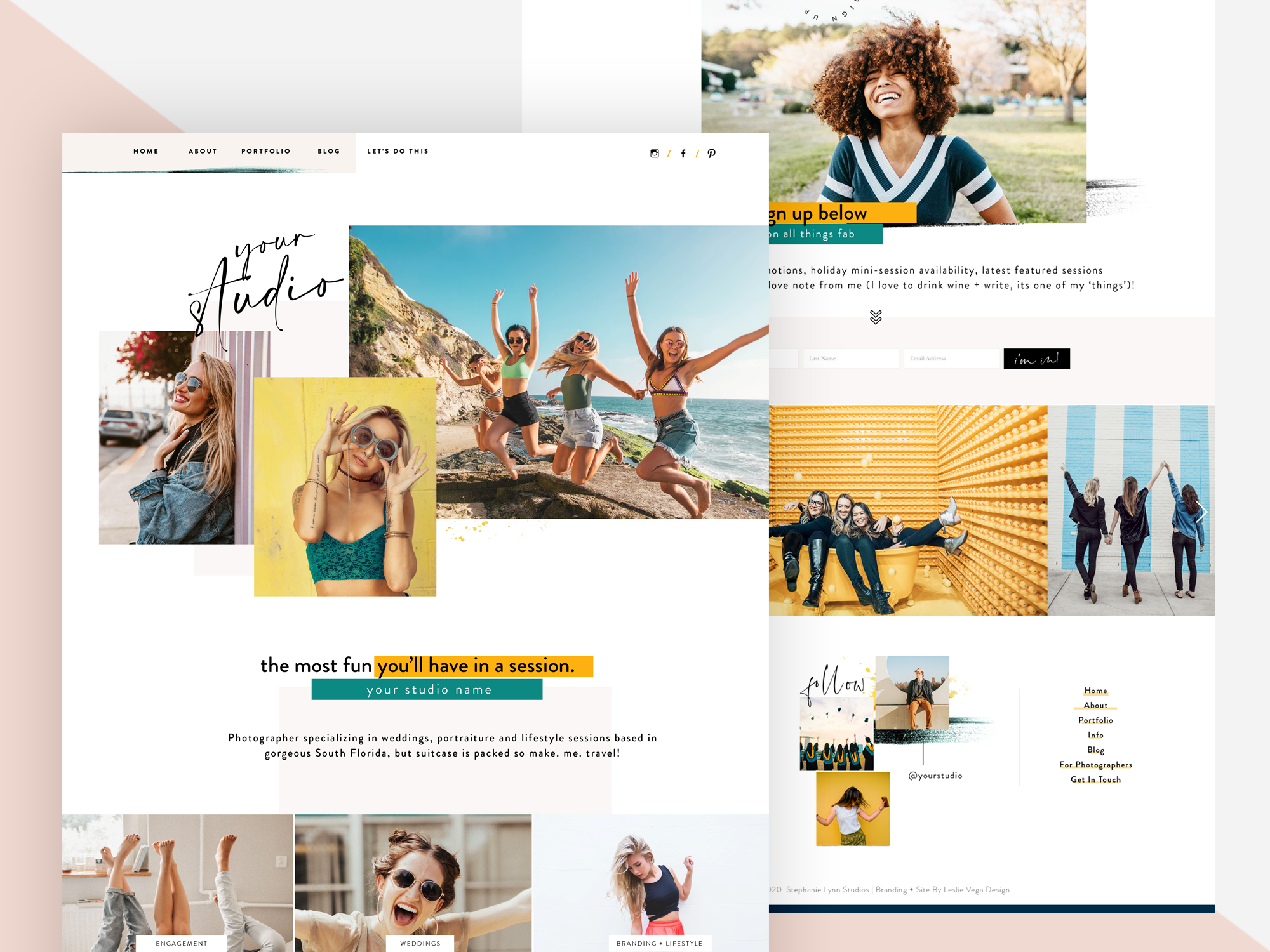 MAY Modern Showit Website Template Senior Style Guide